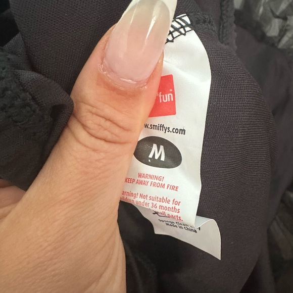 Smiffys Black Costume - Picture 6 of 6